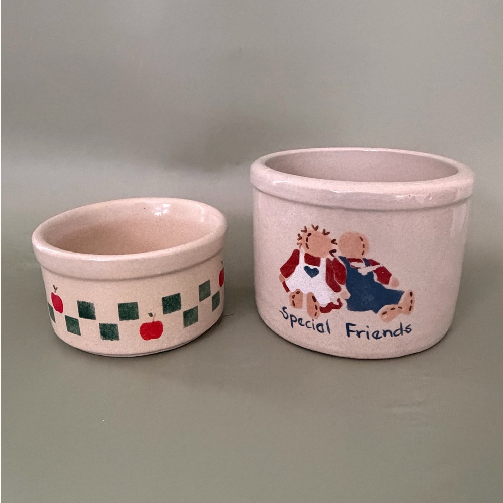 Robinson Ransbottom Pottery Co. Special Friends Ceramic Crocks